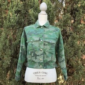 Cotton On Camo Pattern Jacket Women's Size Extra Small To Small